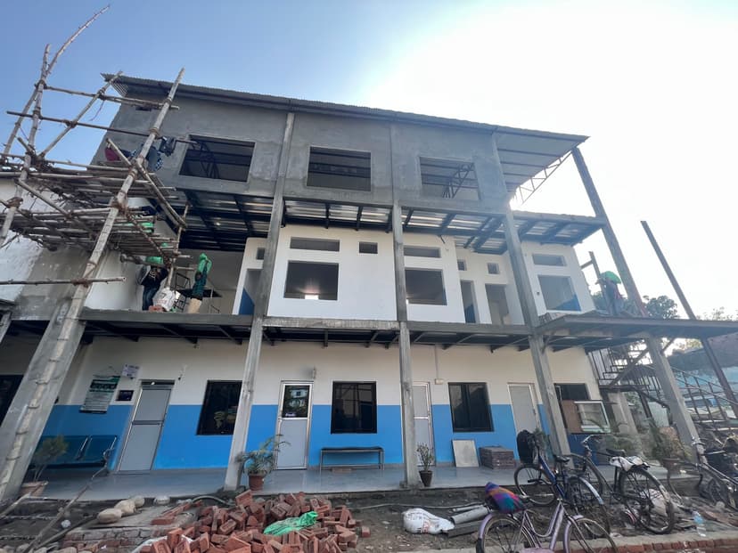 Nova Hospital I-beam structure